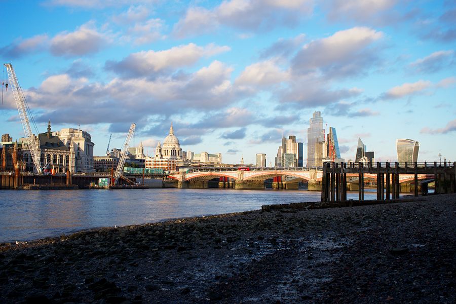 Londres em dia claro