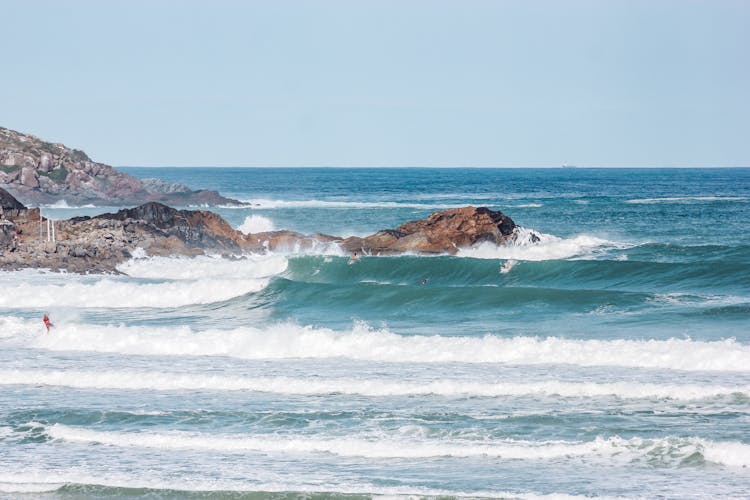 Ocean Waves On Shore