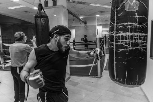 Základová fotografie zdarma na téma boxer, boxovací pytel, boxování