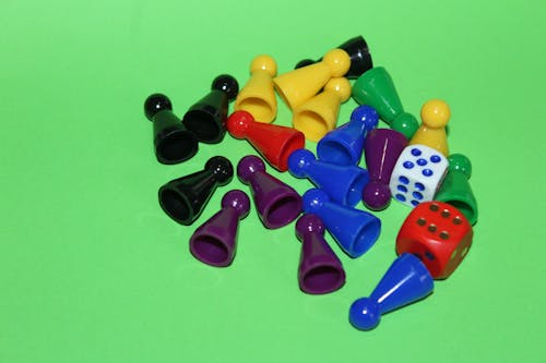 Free stock photo of board game, cube, figures Stock Photo