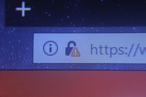 Free stock photo of address bar, https, unsecure Stock Photo