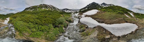 Kostenloses Stock Foto zu berge, drohne erschossen, kamchatka