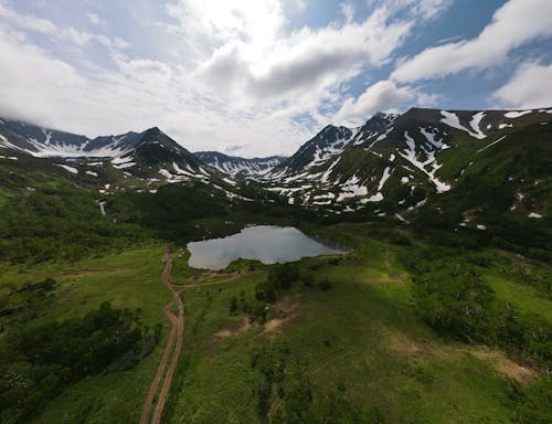 Gratis arkivbilde med dronebilde, fjell, flyfotografering