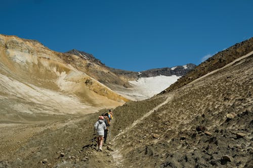 경치, 등산, 등산객의 무료 스톡 사진