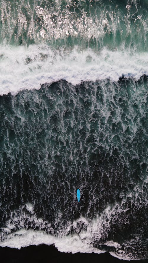 Drone Shot of Ocean Waves