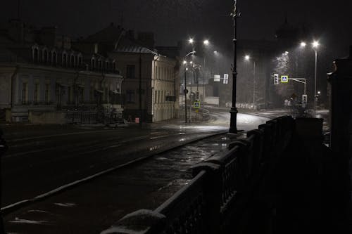 下雨, 城市, 建築 的 免费素材图片