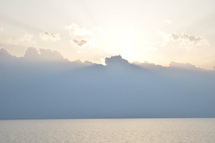 Pastel Sky Over The Sea 