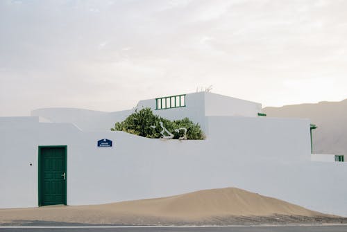 White Concrete House