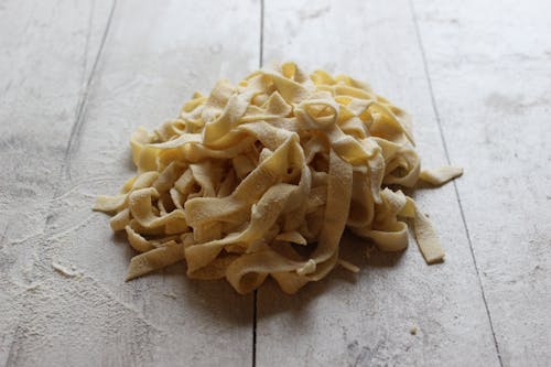 Pasta on a Wooden Surface