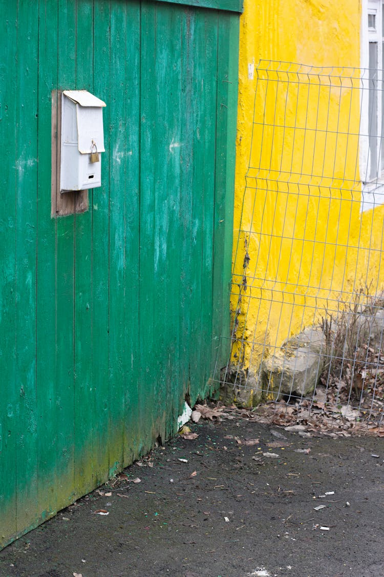 Box On Building Wall