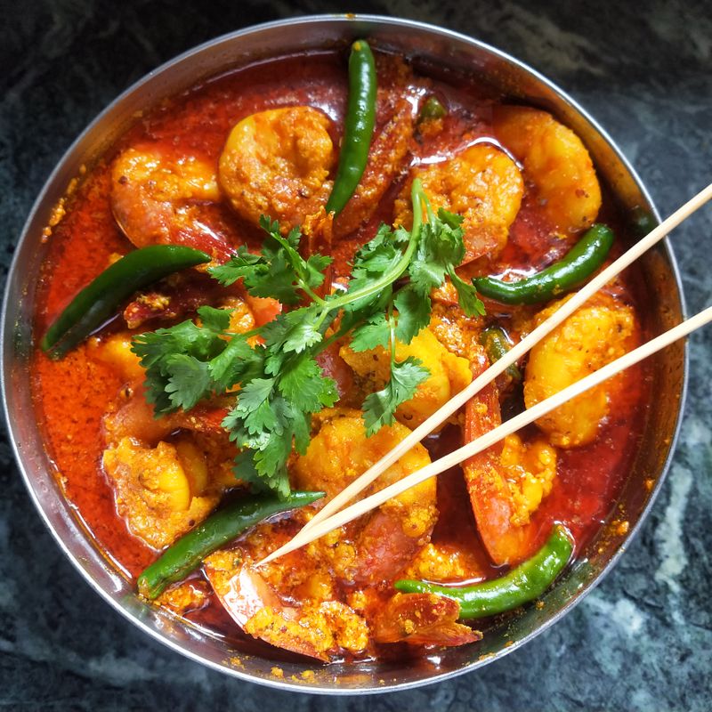 Instant Pot Green Curry Shrimp