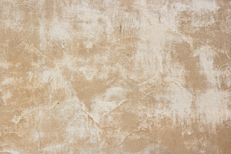 Beige And White Worn Down Wall