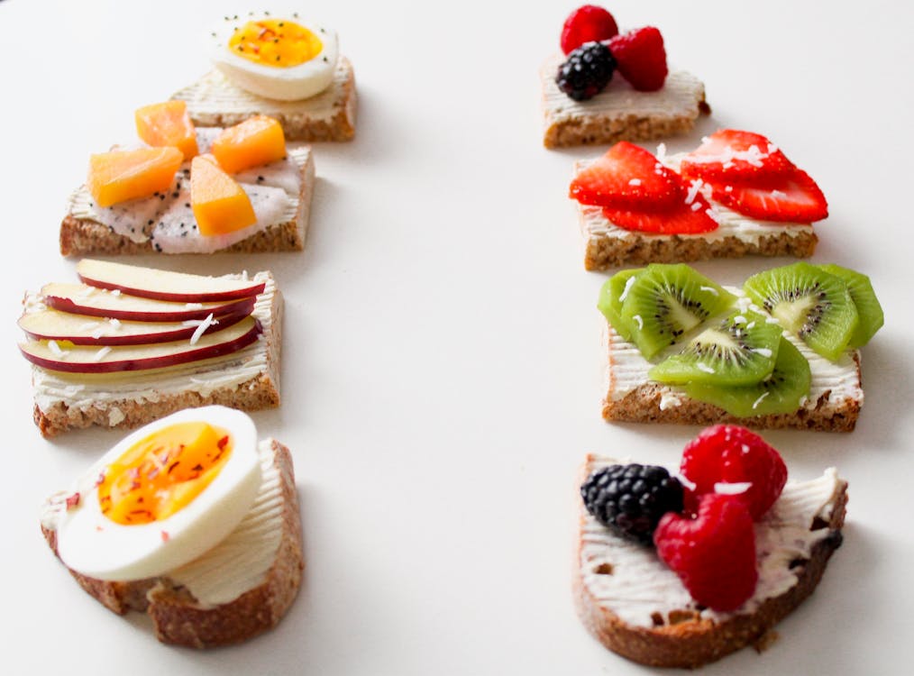 Free Photo of Bread With Fruits Stock Photo