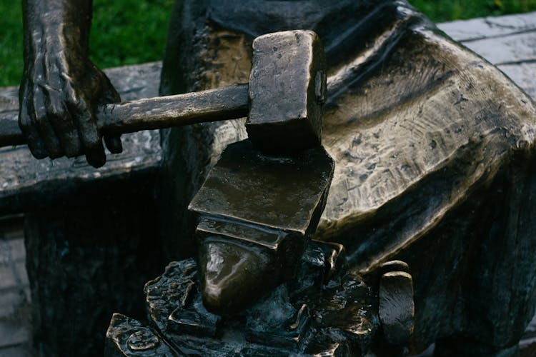 Close-up Of A Statue 