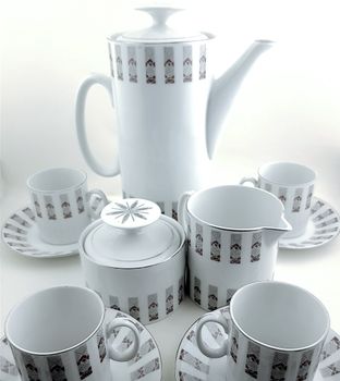 White and Black Ceramic Mug