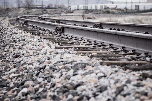 Fotografía Del Ferrocarril Del Tren