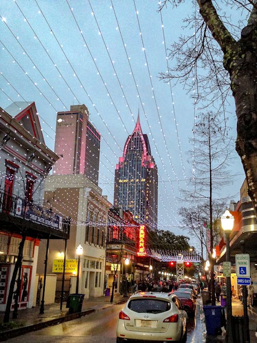 Ingyenes stockfotó Alabama, belváros, csillogó fények témában