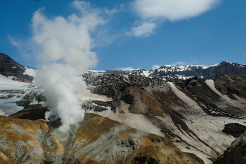 Základová fotografie zdarma na téma erupce, hory, kamchatka