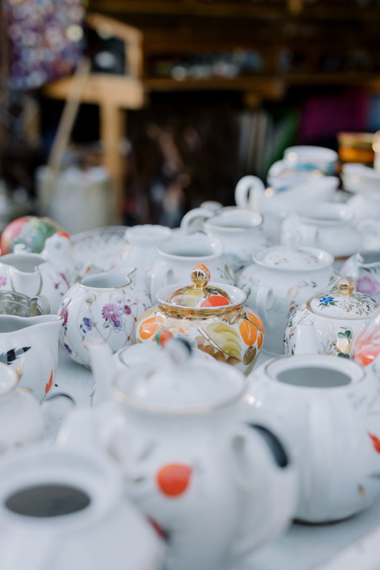 A Photo Of Teapots