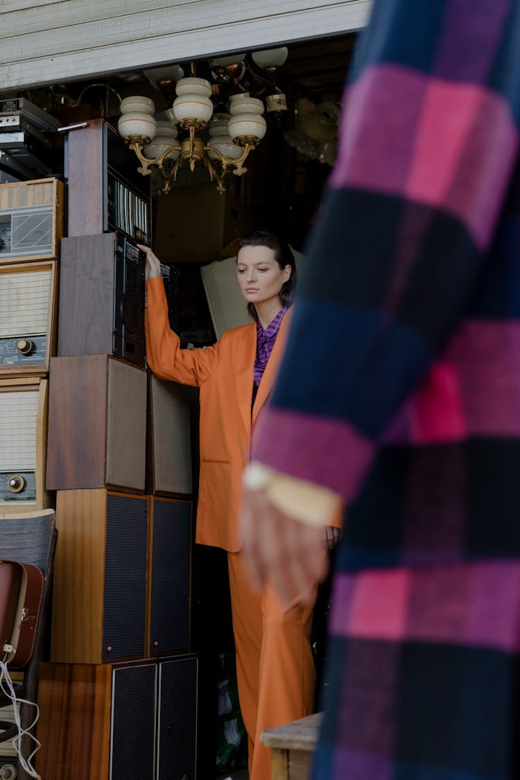 A Person Wearing An Orange Suit