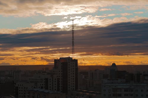 Free stock photo of city view, sunset Stock Photo