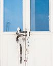 Photo of Locked White Door
