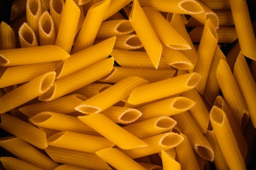 Free Close-up Shot of a Penne Noodles Stock Photo