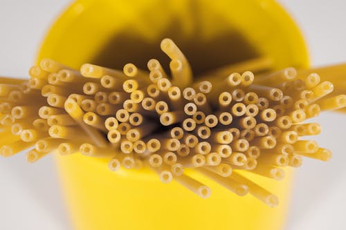 Free Close-Up Shot of Raw Pasta Stock Photo