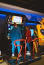 People Playing in the Arcade