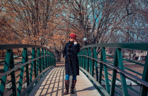 Free stock photo of boot, bridge, coat