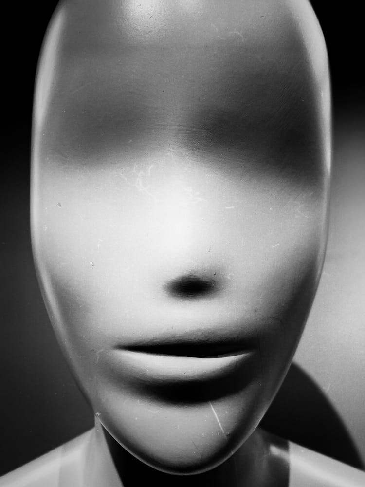 A Mannequin With A Blank Face