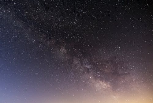 คลังภาพถ่ายฟรี ของ กลางคืน, กลุ่มดาวนายพราน, กาแล็กซี