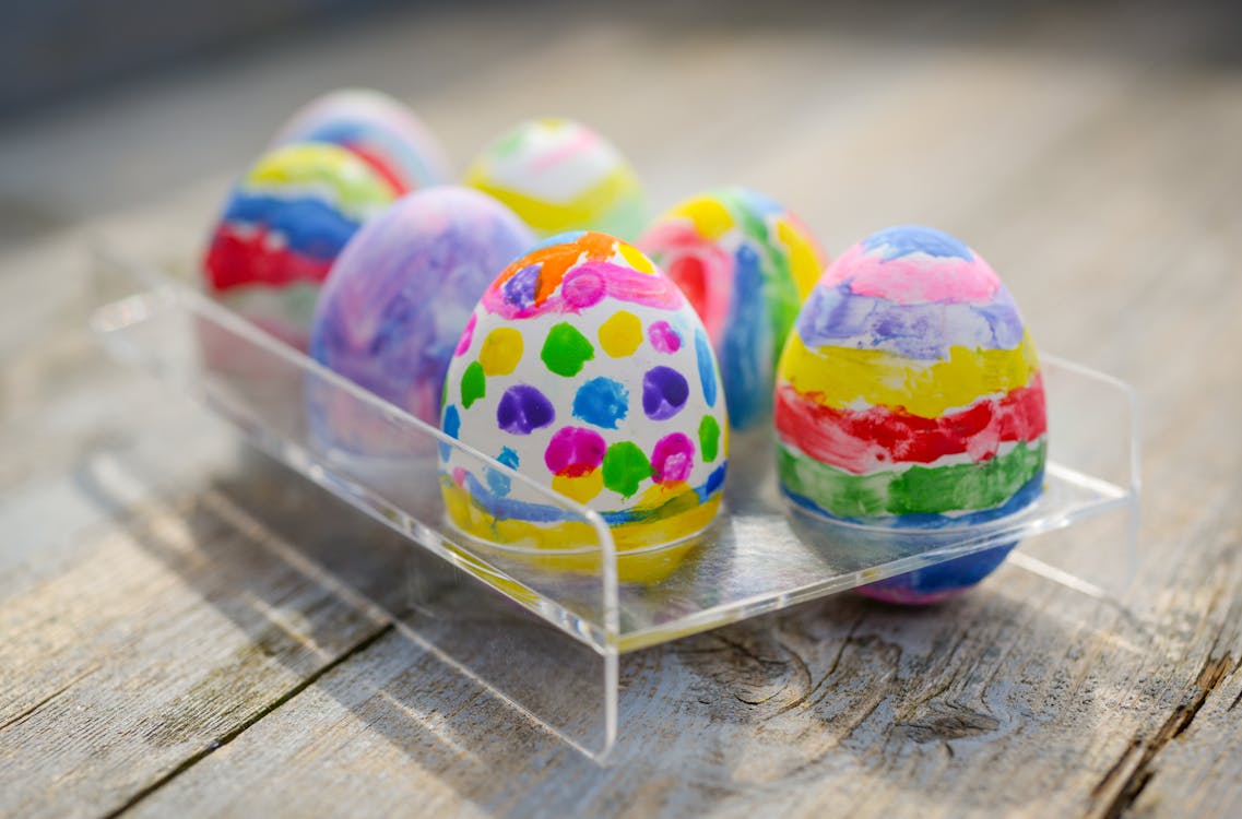 Free Assorted Easter Eggs Stock Photo