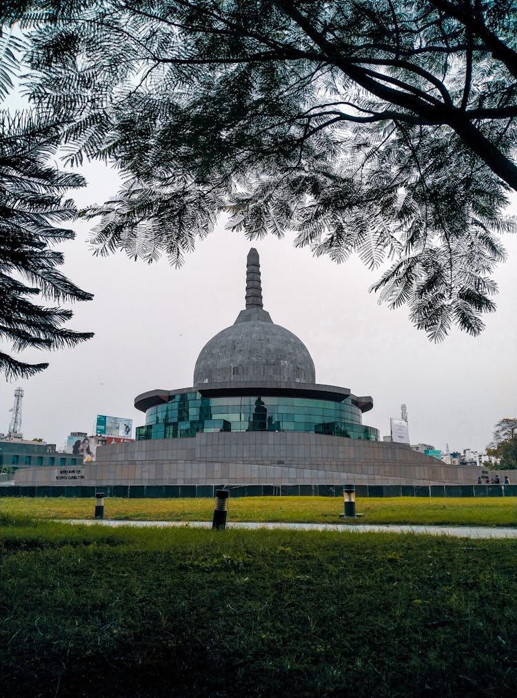 Patliputra Karuna Stupa In Buddha Smriti Park, Patna, India