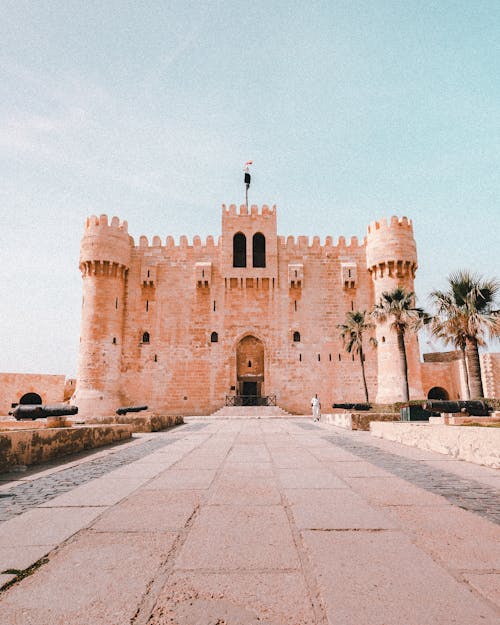 Gratis lagerfoto af befæstning, Egypten, facade