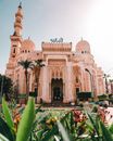 The Front View of Abu-al Abbas Mosque in Alexandria Egypt