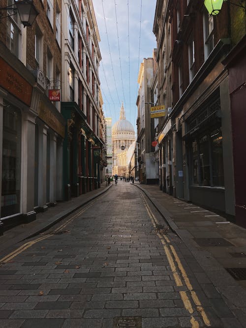 Empty Street in Town