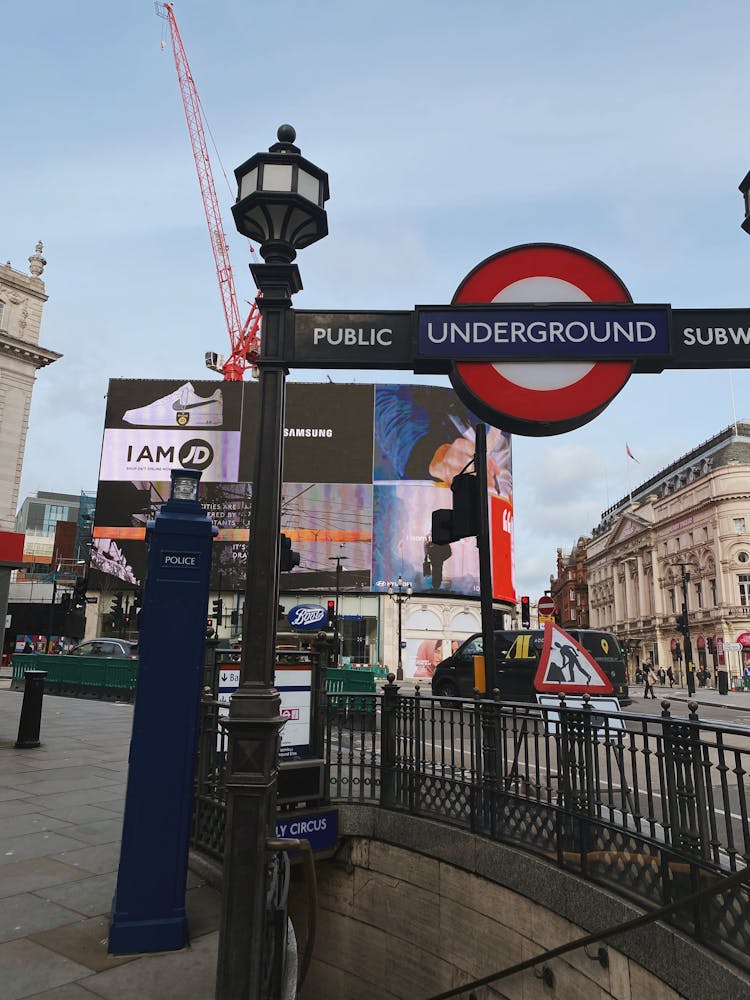 Underground Station In London 