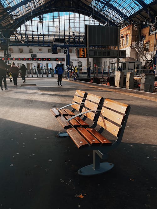 Empty Wooden Bench