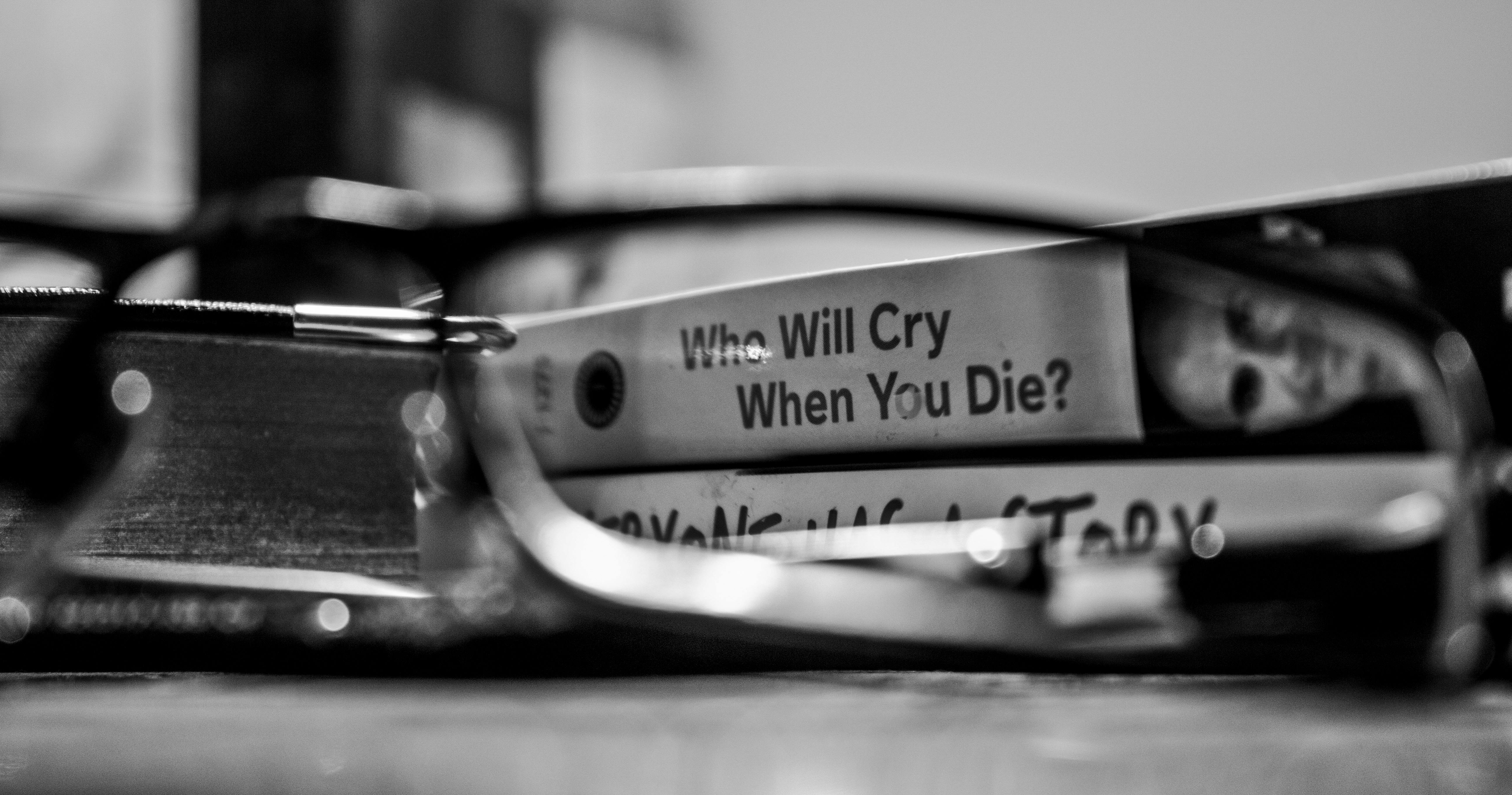 who will cry when you die pdf free download
