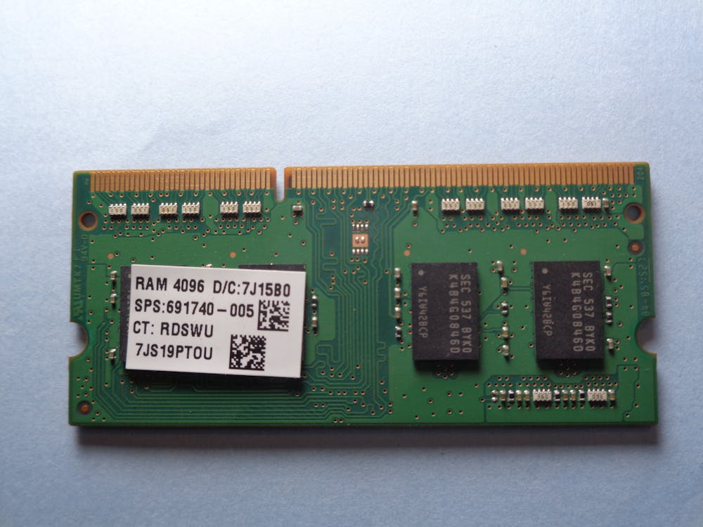 Free stock photo of hardware, laptop, ram