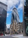 A Low Angle Shot of a Famous Landmark in the City Under the Blue Sky