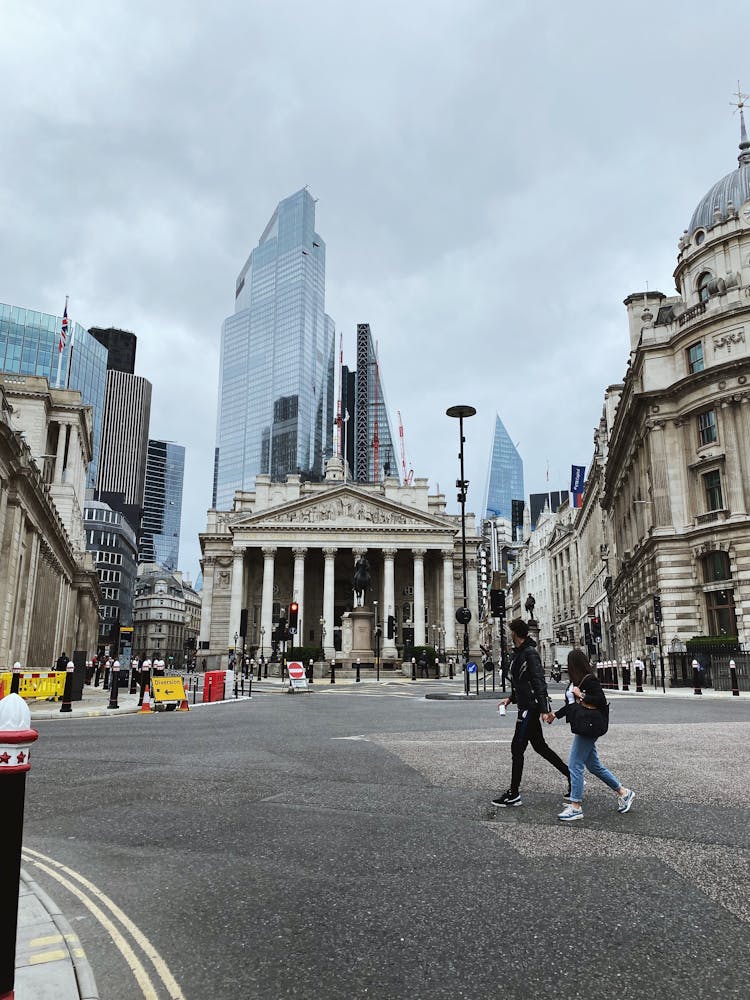 People Walking In The Streets Of London