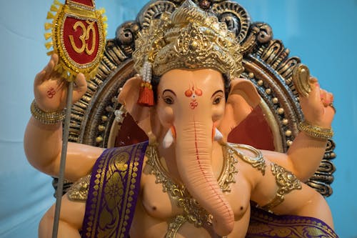 ganesh, ganesh chaturthi, gonesha'nın içeren Ücretsiz stok fotoğraf