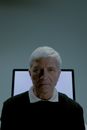 Senior adult looking at camera