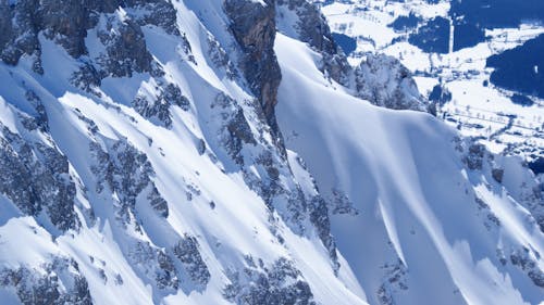 Kostenloses Stock Foto zu berge, drohne erschossen, felsig