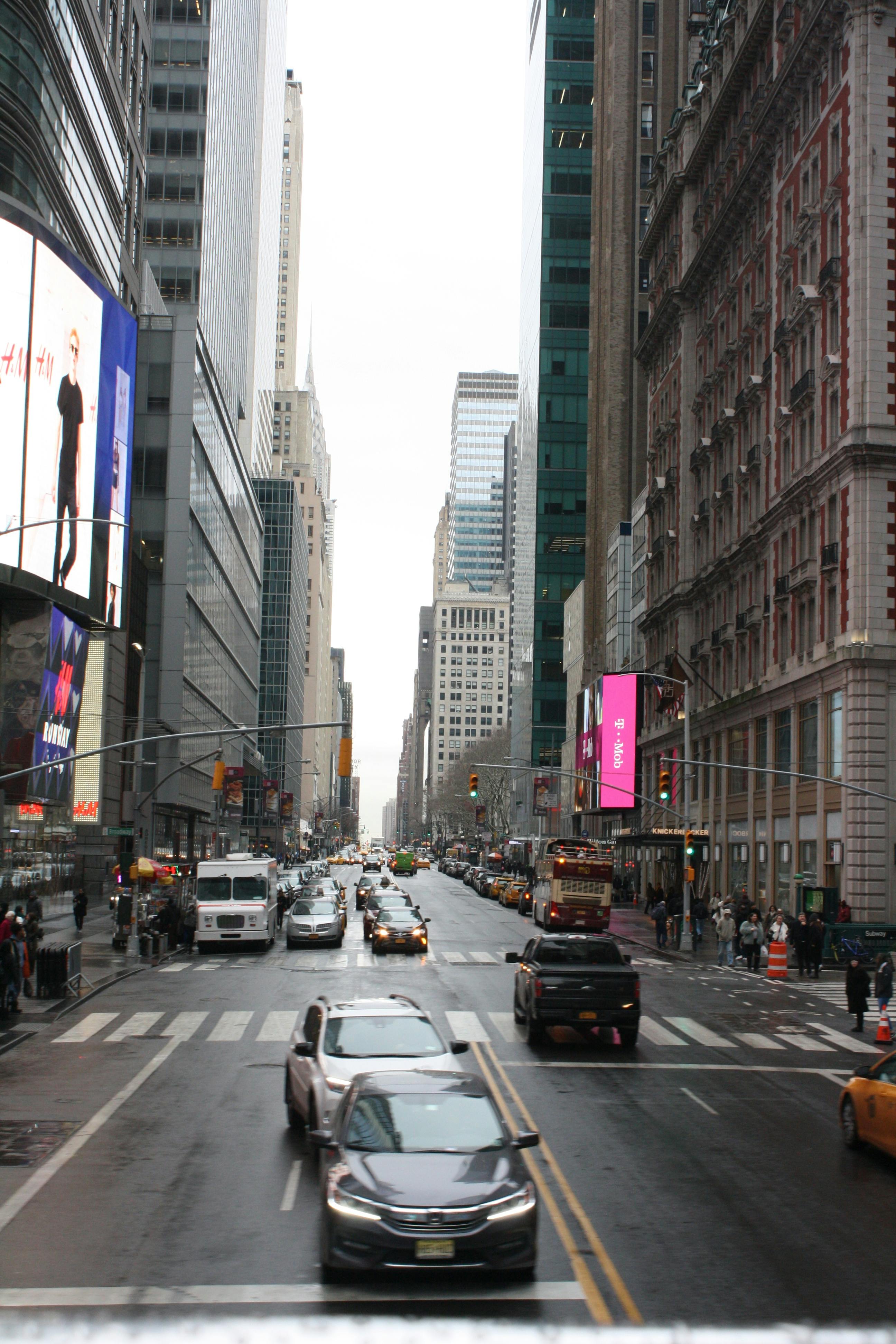 Kostenloses Foto zum Thema new york city, nyc, regnerischen tag