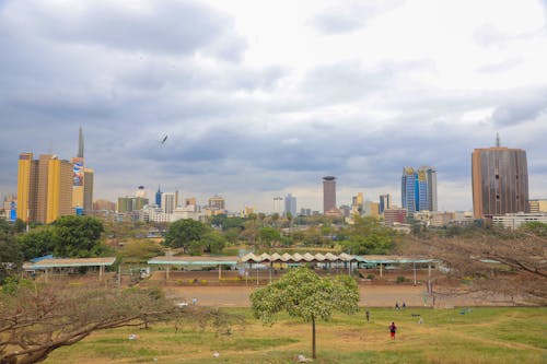 View of the Uhuru Park in Nairobi, Kenya