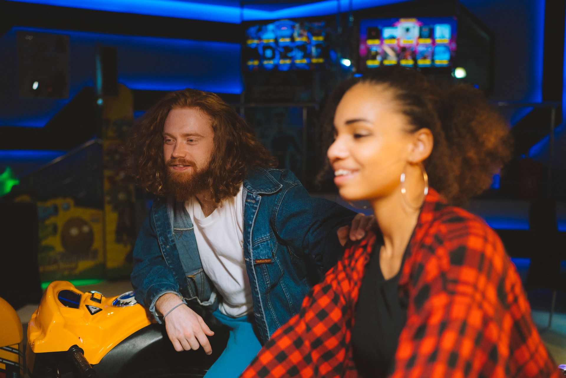 Couple in a Amusement Center