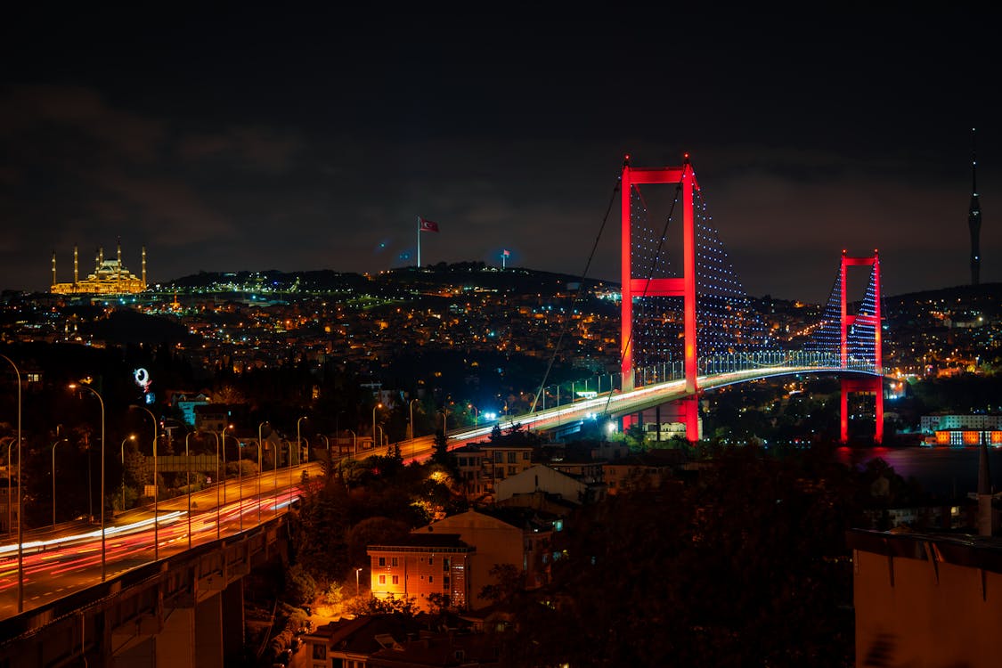 The Bosphorus Bridge during the Night